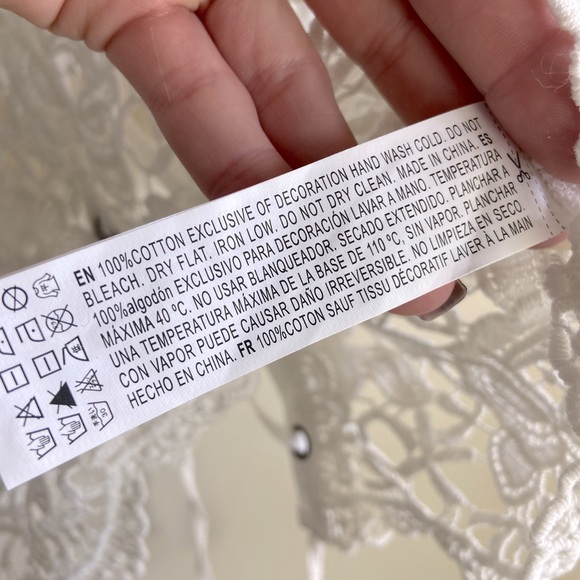 Forever21 Cotton Lace Shirt - Picture 5 of 6